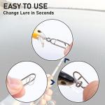 50 Heavy-Duty Stainless Steel Fishing Speed Clips