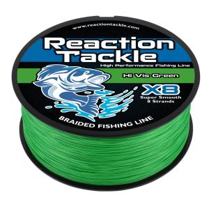 Hi-Vis Green Braided Fishing Line - 4 & 8 Strand