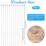 100PCS Fishing Wire Spinner Shaft Kit