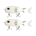 2-Pack Mini Glide Baits for Bass Fishing