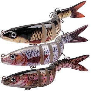 ReeMoo Multi-Jointed Fishing Lures for Freshwater and Saltwater