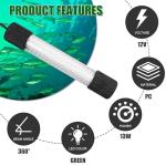 ReeMoo 12V 126 LEDs Green Underwater Fishing Light
