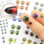 Fishing Lure Eyes Assortment with Tweezer - 693 Pieces