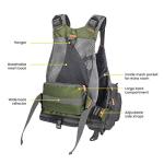 Gonex Adjustable Fly Fishing Vest with Pockets