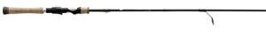 13 FISHING - Defy Silver - 6'6" UL Spinning Rod - 2pc - DEFSS66UL-2, Black