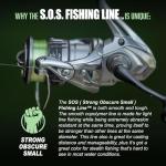 Trout Magnet Leland's Lures S.O.S. Fishing Line, Fishing Equipment and Accesories, 350 yd, 4 lb Test, (87665)