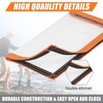 AGOOL Fishing Lure Wraps 5/10 Packs Durable Clear PVC Lure Covers Keeps Fishing Safe Easily See Lures Fishing Hook Covers Bait Storage Keeps Children, Pets and Fishermen Safe from Sharp Hook