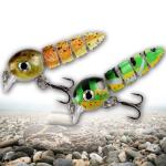 6pcs Swimbait Fishing Lures Mini Hard Bait Jointed Fishing Tackle