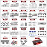MadBite by KastKing 400-Pieces Freshwater Terminal Tackle Kit, Endorsed by Fishing Expert, Build 19+ Rigs, Fishing Hooks Accessory Kit, Fishing Gear, Weights&Sinkers, Jig Hooks, Floats and Bobber