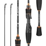 KastKing Zephyr Finesse Fishing Rods – BFS Baitcasting & Spinning Rods, IM6 Graphite, Extra Twin-Tip, 2pc & 3pc Travel Design, Ultra-Light Lure Casting, Stainless Steel Guides with Zirconium Rings
