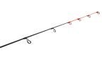 13 FISHING - Tickle Stick Carbon Pro Ice Rod - 25" L (Light) - 100% Carbon Blank w/Skeleton Reel Seat - TSCP-25L, Black