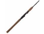 Berkley 6’6” Lightning Rod Spinning Rod, One Piece Spinning Rod, 6-12lb Line Rating, Medium Light Rod Power, Moderate Fast Action, 1/16-3/8 oz. Lure Rating,Brown