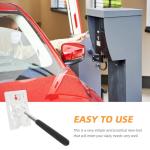VICASKY Extended Car Tire Lever Telescoping Tool Holder Telescopic Rod Card Holder Reache Telescopic Rod Card Holder Parking Card Toll Rod Car Guide Pole Car Guide Pole Telescopic Pole Car Parking