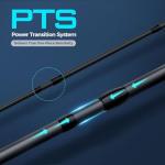 KastKing Verus Performance Spinning & Casting Fishing Rod with Extra Tip, Lightweight KastFlex IM6 Graphite, FazLite Rings Guides, EVA Grip, PTS Power Transition System, Spin, 7'0", M