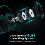 KastKing Verus Spinning Fishing Reel, Size 2000, Black, 6.2:1