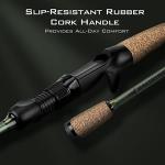 KastKing Spartacus II Twin Tip Fishing Rods, Cast - 6'8" - MH Power - Fast