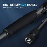 KastKing Verus Performance Spinning & Casting Fishing Rod with Extra Tip, Lightweight KastFlex IM6 Graphite, FazLite Rings Guides, EVA Grip, PTS Power Transition System, Spin, 7'0", M