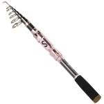 Sougayilang Portable Telescopic Fishing Rod with Carbon Fiber Material and Precision Carved Reel Seat - Suitable for Saltwater and Freshwater Fishing