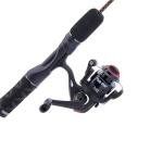 Ugly Stik GX2 Ice Spinning Reel and 32" Fishing Rod Combo, 1-Piece, Graphite and Fiberglass Rod with Clear Tip Design