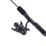 Ugly Stik GX2 Ice Spinning Reel and 32" Fishing Rod Combo, 1-Piece, Graphite and Fiberglass Rod with Clear Tip Design