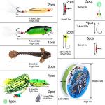 Sougayilang Fishing Rod and Reel Combos - Carbon Fiber Telescopic Fishing Pole - Spinning Reel 12 +1 BB with Carrying Case for Saltwater and Freshwater Fishing Gear Kit-S1.8+20