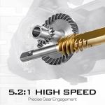 Piscifun Flame Spinning Reels, Lightweight 9+1BB Ultra Smooth Spinning Fishing Reels, Carbon Fiber 19.8Lbs Max Drag, 1000, Red