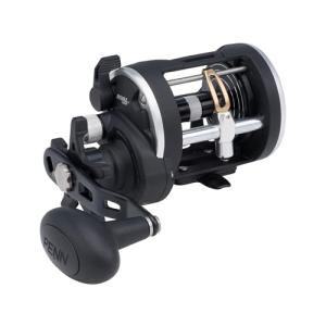 PENN Rival Level Wind Conventional Boat Fishing Reel, HT-100 Star Drag, Max of 15lb | 6.8kg, Forged and Machined Aluminum Spool, RIV20LW, Black