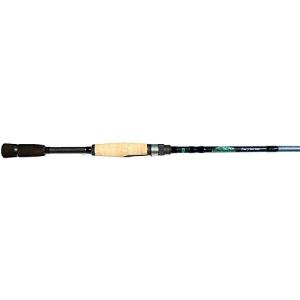 Dobyns Rods Fury Series FR 703SF Medium Power Fast Action Spinning Rod, 7'0", Black/Green