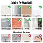 DKHDBD Large Adhesive Hooks, 16-Pack Hold 33lb(Max) Heavy Duty Sticky Hooks, Waterproof Transparent Hooks for Hanging, Self-Adhesive Traceless Clear Wall Hooks to Use for Keys Robe & Towel