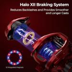 KastKing Royale Legend Glory Baitcasting Reel, 8.0:1 Gear Ratio, Left Handed