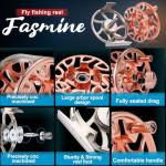 Sougayilang Fly Fishing Reel, CNC-Machined Aluminum Alloy, 5/6 Weight, Lightweight Trout Reel