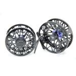 FinReel Aifinn Series WT3-11 CNC Machine Cut Aluminum Fly Fishing Reel (Black/Purple, WT79)