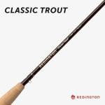Redington Classic Trout Freshwater Fly Fishing Rod - Moderate Action 4-Piece Fly Rod - Case Included - 3WT 7'6"