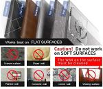 ZESLMG Adhesive Wall Hooks for Hanging, 16 Pack Self Sticky Hooks Heavy Duty 22lb Clear, Removable Shower Hook No Damage for Towel Key Coat Wreath Picture Outdoor Ceiling Bathroom Kitchen, Waterproof