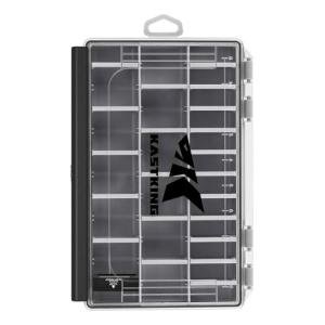 KastKing HyperSeal Waterproof Tackle Box, 3600 and 3700 Tackle Trays, Fishing Tackle Box Organizer with Removable Dividers, Lure Box and Terminal Tackle Storage,Black