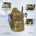 KastKing BlowBak Tactical Sling Tackle Bag-Lightweight Fishing Backpack Storge Fishing Gear and Equipment,Gift for Men