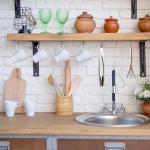 RELBRO Screw Hooks, 1 Inch Metal Screw in Cup Hooks, Black, 100 Pcs