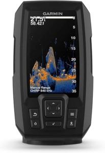 Garmin Striker Vivid 4cv, Easy-to-Use 4-inch Color Fishfinder and Sonar Transducer, Vivid Scanning Color Palettes - 010-02550-00