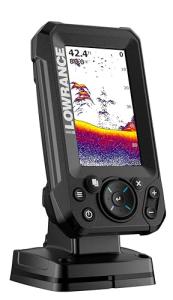Lowrance Eagle 4X FishFinder with Bullet Transducer, 4-inch IPS Portrait Screen, Black, 000-16110-001