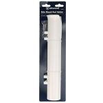 attwood 12708-2 PVC Rod Holder Storage, White PVC Construction, 9 Inches Long, Holds Rod Grips Up to 1 ¾-Inch Diameter, One Size