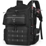 Shupaii Large Fishing Backpack, Waterproof fishing bag with Rod Holders, 45L Tackle Box Backpack, Fishing Gear Gifts for Men