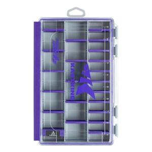 KastKing HyperSeal Waterproof Tackle Box, 3600 and 3700 Tackle Trays, Fishing Tackle Box Organizer with Removable Dividers, Lure Box and Terminal Tackle Storage,Purple