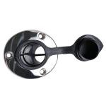 NovelBee 2pcs Fishing Rod Holders with Rubber Cap and Mounting Screws,Stainless Steel Flush Mount Rod Holder for Fishing Boat (30 Degree)