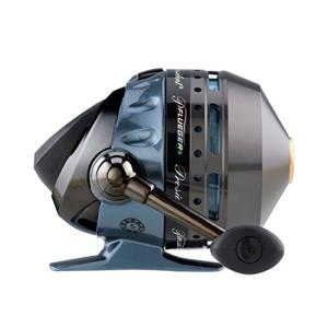 Pflueger President Spincast Reel, Size 10 Fishing Reel, Right/Left Handle Position, Aluminum Spool, Dial Drag System., Blue