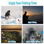 Fishing Camera, 220° Ultra-Wide 1080P HD Underwater Fishing Camera with 4.3" LCD & IR Night Vision, 50ft Cable for Ice Lake Boat Kayak Fishing