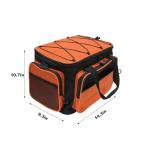 MYDAYS OUTDOOR Fishing Tackle Bags,Fishing Bags for Saltwater or Freshwater Fishing,Tackle Box Bag with Padded Shoulder Strap(Not Included Tackle Box Trays)