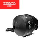 Zebco 808 Spincast Fishing Reel, Size 80 Reel, Changeable Right- or Left-Hand Retrieve, Pre-Spooled with 20-Pound Zebco Fishing Line, Dial-Adjustable Magnum Drag, Black