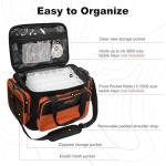 MYDAYS OUTDOOR Fishing Tackle Bags,Fishing Bags for Saltwater or Freshwater Fishing,Tackle Box Bag with Padded Shoulder Strap(Not Included Tackle Box Trays)