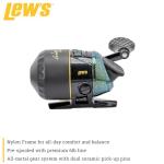 Lew's Wally Marshall Signature Series Spincast Fishing Reel, 2+1 Bearings, 4.3:1 Gear Ratio, All Metal Gears, Reversible Handle (Clam Packaging)