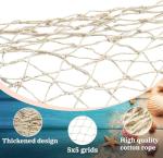 Sukh Fish Net Decorations for Party - 2PCS 39.37 * 78.74 in Fishing Net Decoration Netting for Wall Photo Hanging Nautical Fishnet Table Runner Decorative Ocean Theme Birthday Party Rope Nets
